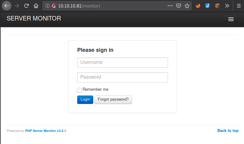 Login Panel